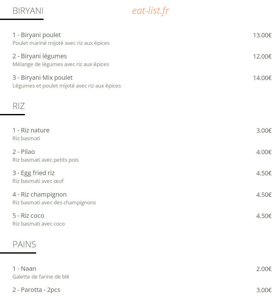 Burger point — carte page 6