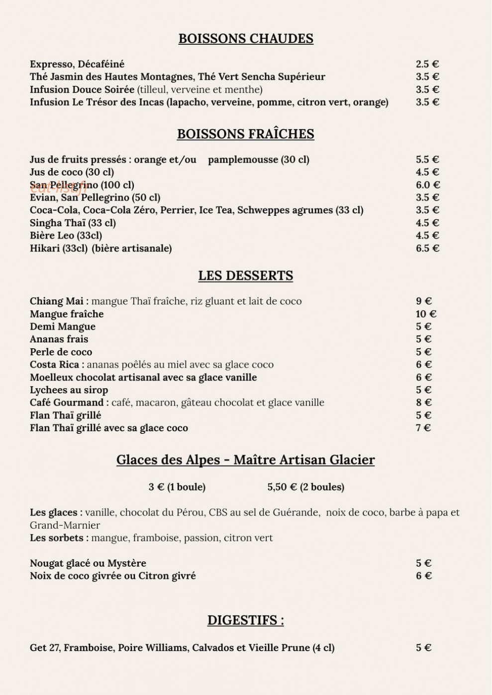 Butte aux Thaï — carte page 5