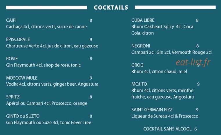Café Paulette — carte page 4