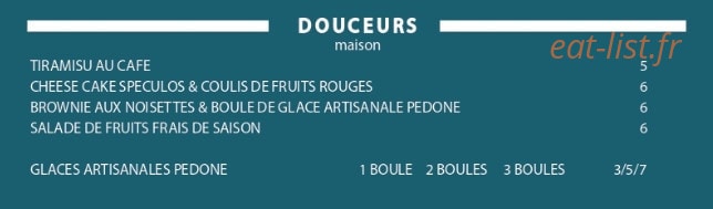 Café Paulette — carte page 2