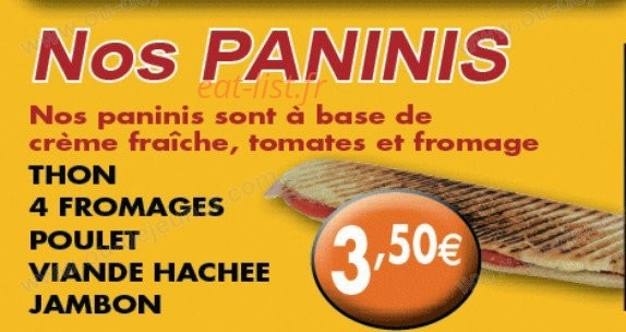 Charlety Pizza — carte page 6