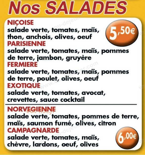 Charlety Pizza — carte page 13
