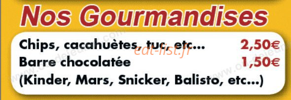 Charlety Pizza — carte page 12