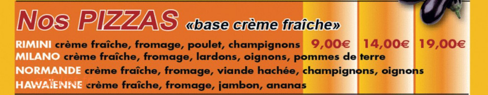 Charlety Pizza — carte page 2