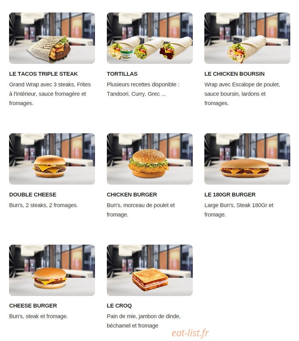 Chicken75 — carte page 1