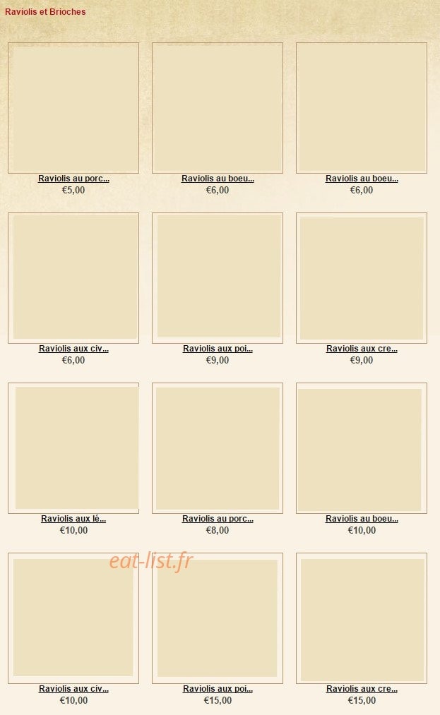 Délices du Shandong — carte page 9