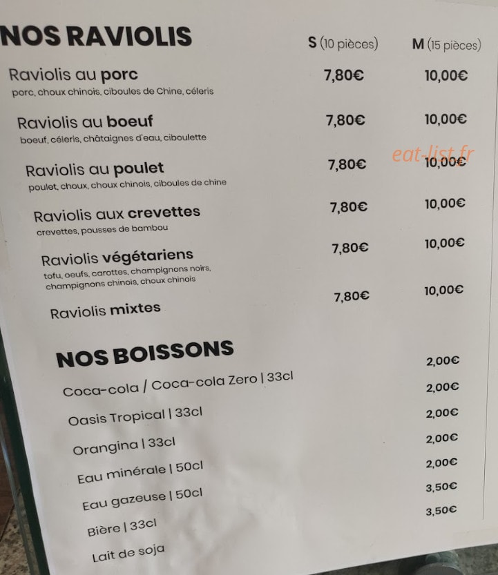 Encore Un Bol — carte page 3