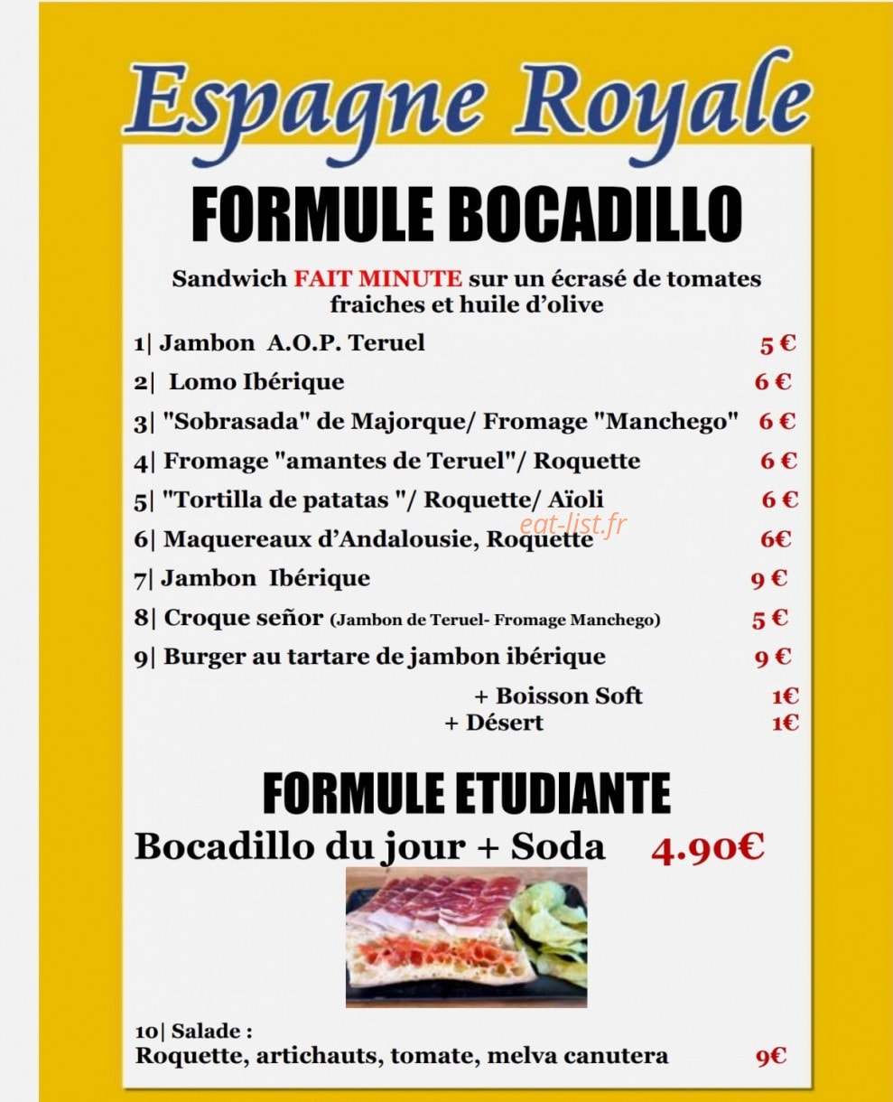 Espagne Royale — carte page 1