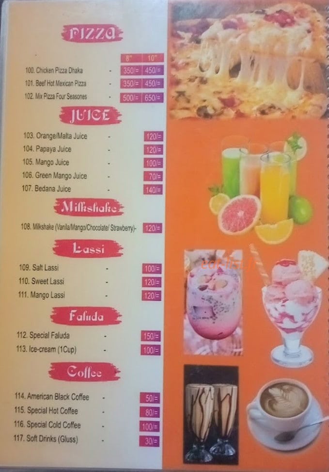 Fast food — carte page 6