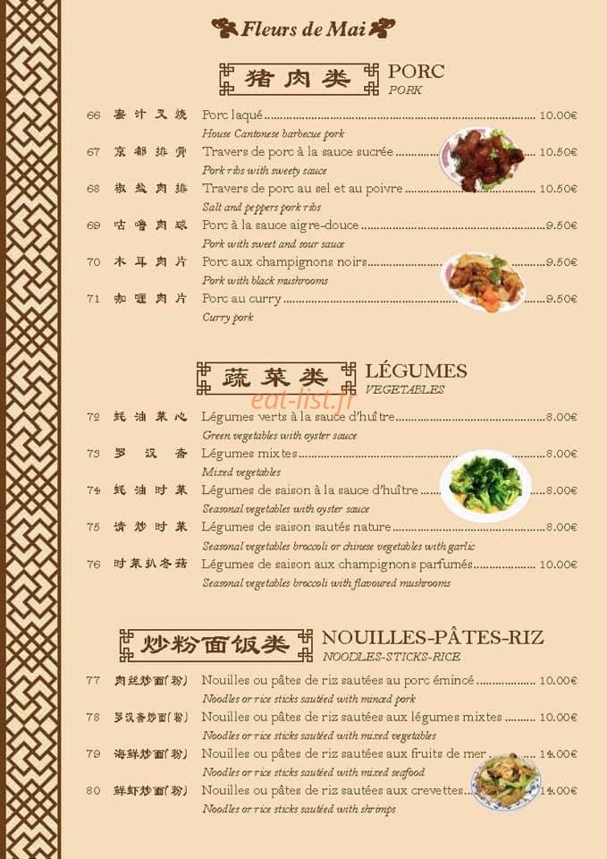 Fleurs de Mai — carte page 11
