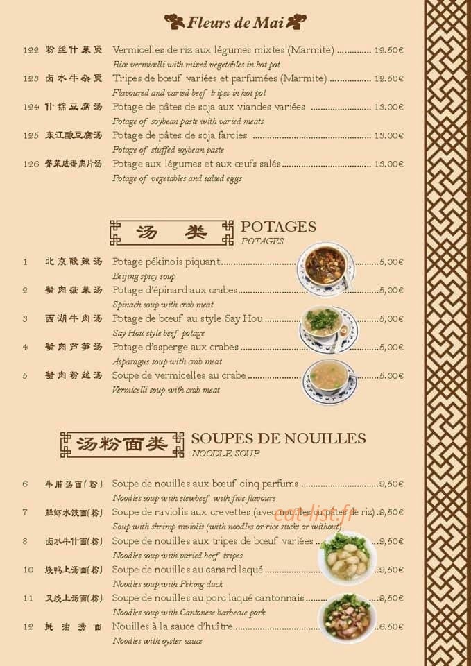 Fleurs de Mai — carte page 6