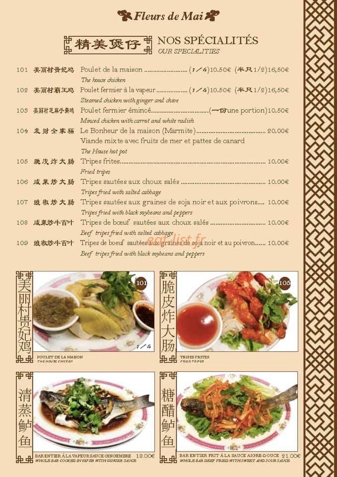 Fleurs de Mai — carte page 4