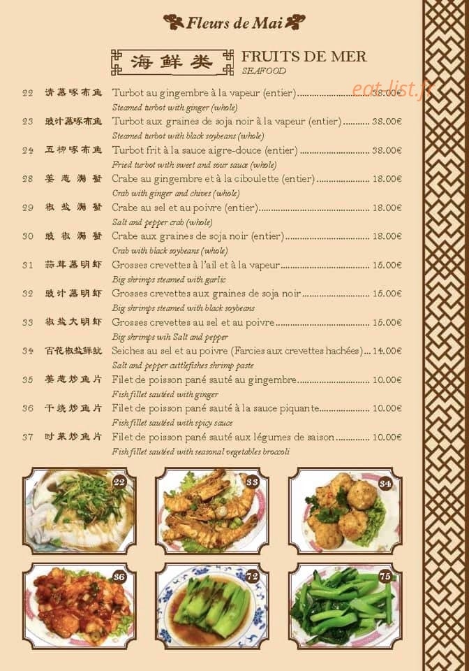 Fleurs de Mai — carte page 8