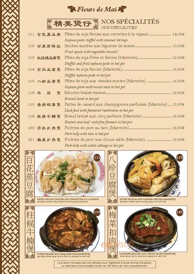 Fleurs de Mai — carte page 5