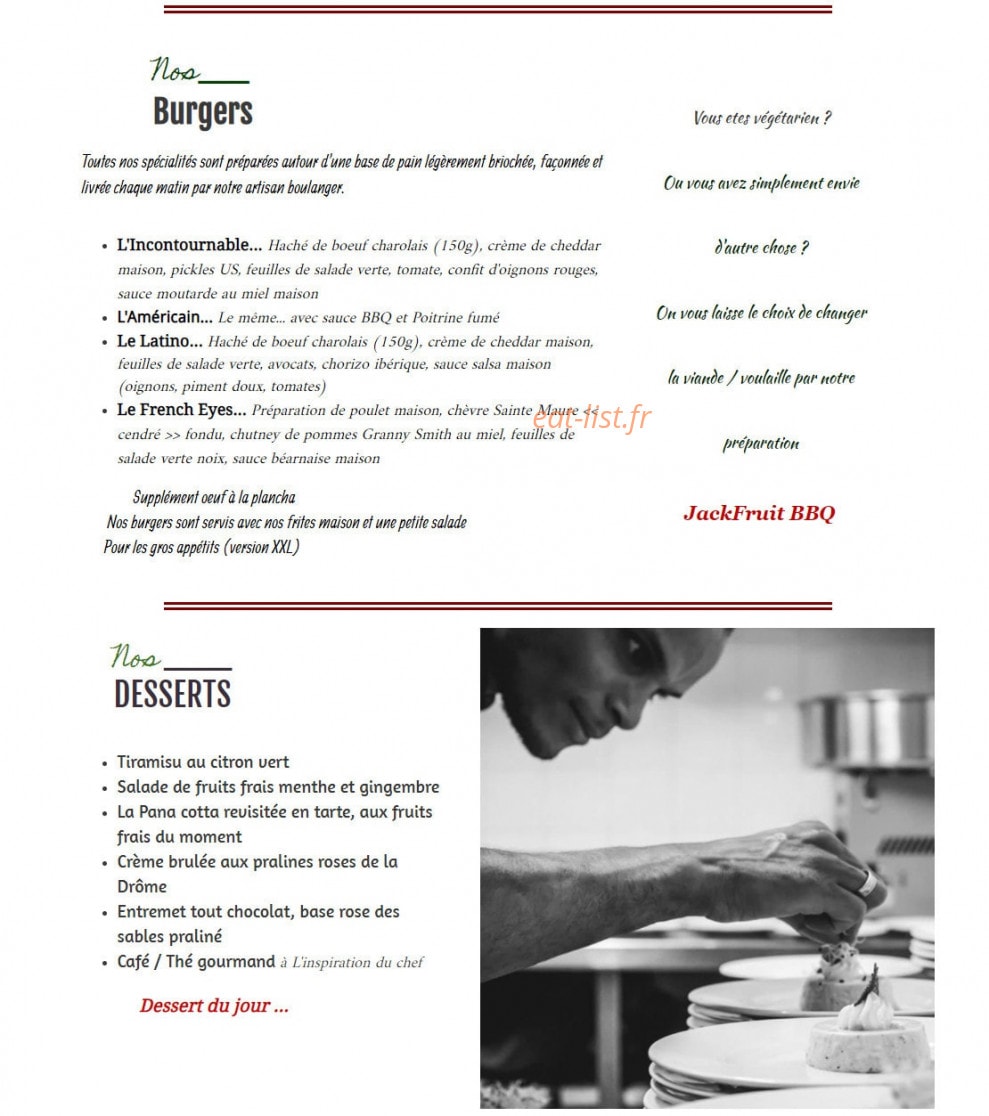 French Eyes — carte page 3