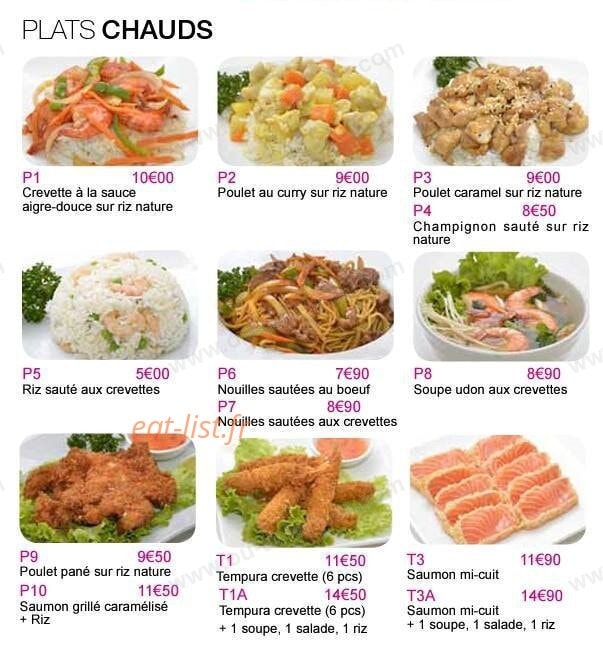 Fuku sushi — carte page 11