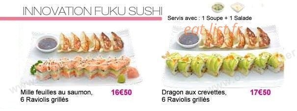 Fuku sushi — carte page 2