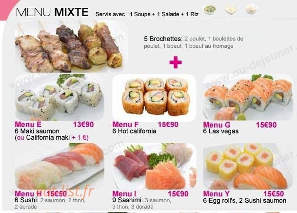 Fuku sushi — carte page 7