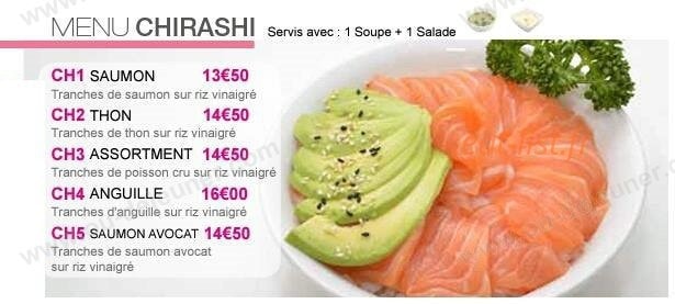 Fuku sushi — carte page 3