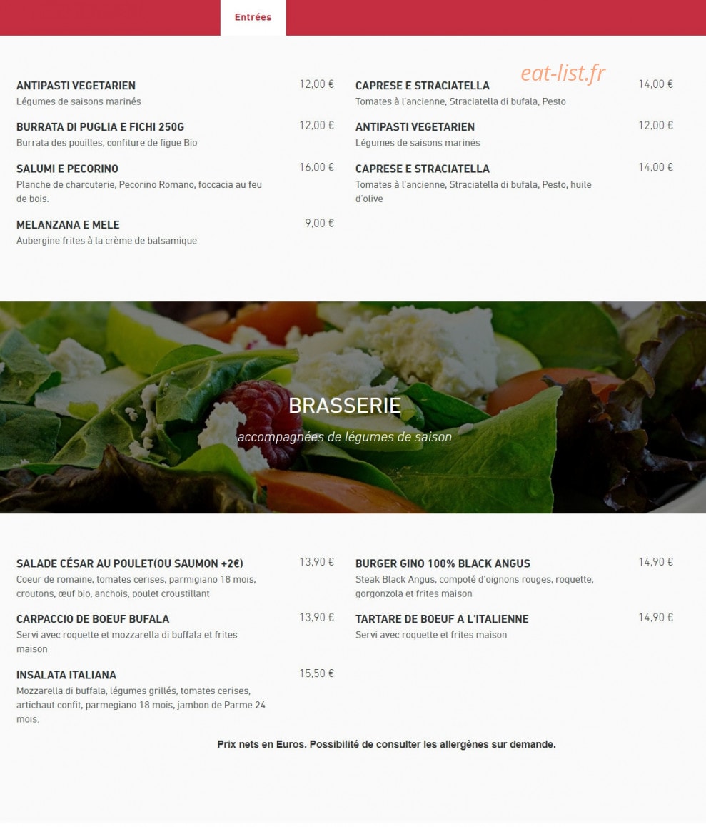 Gino — carte page 2