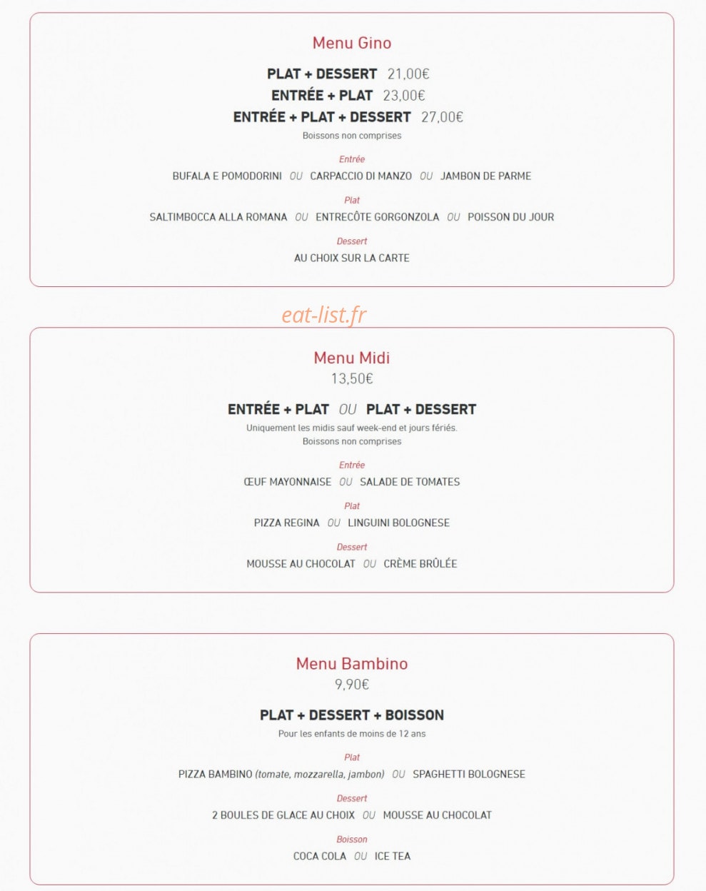 Gino — carte page 4