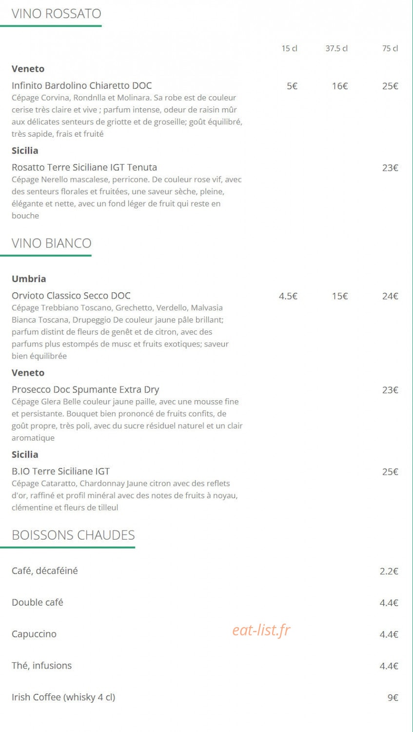 Girasole Due — carte page 10