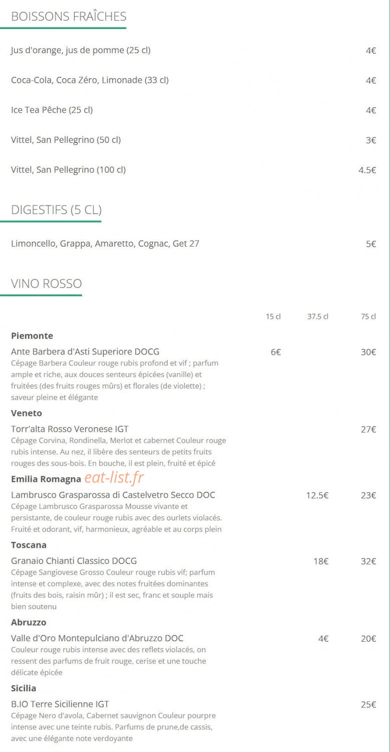 Girasole Due — carte page 9