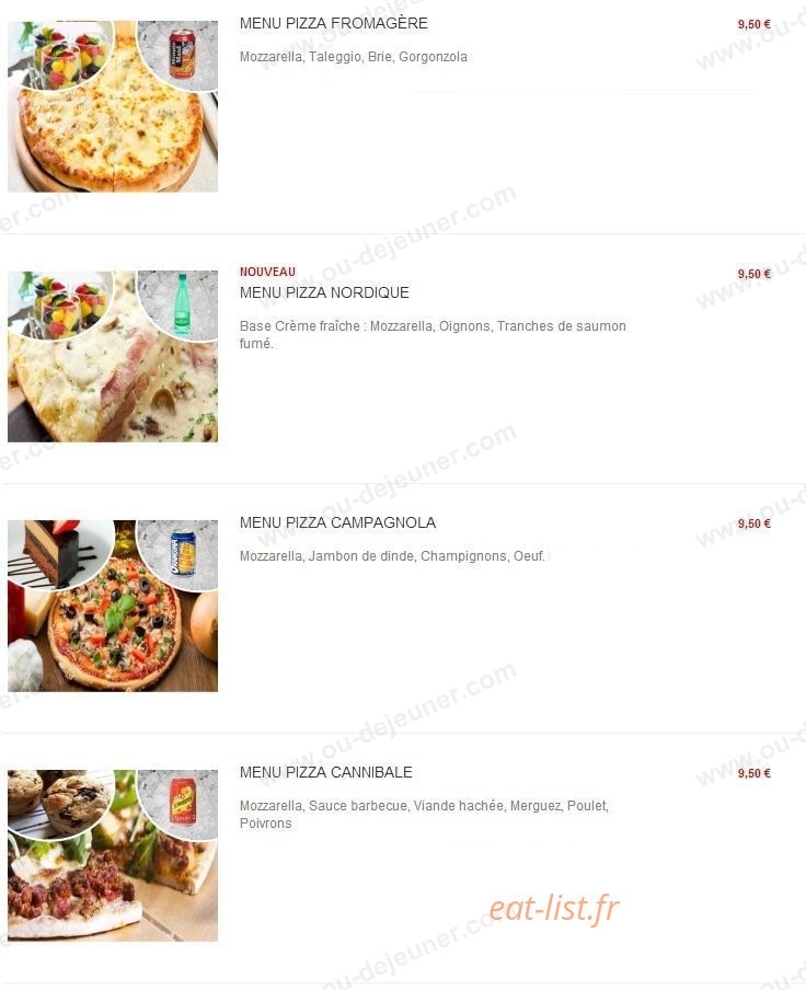Gobigob's — carte page 1