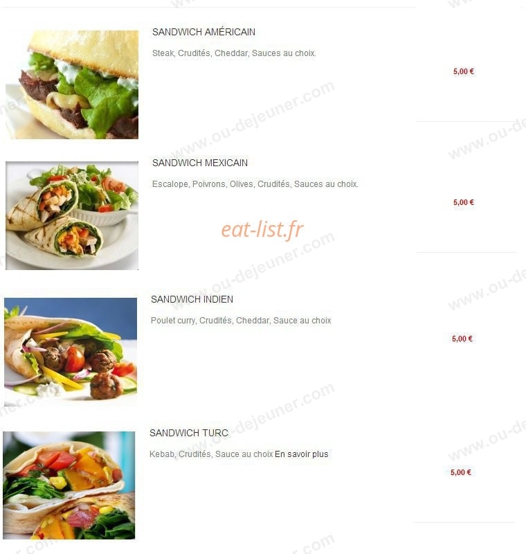 Gobigob's — carte page 11