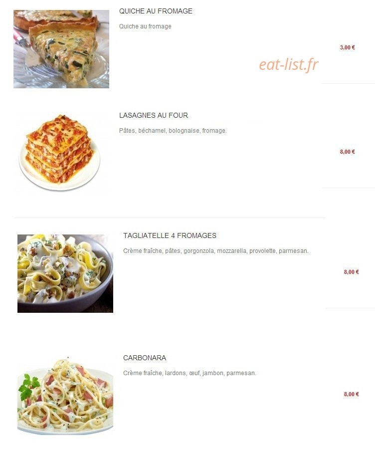 Gobigob's — carte page 7