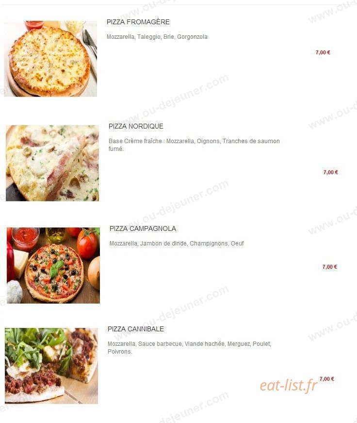 Gobigob's — carte page 4