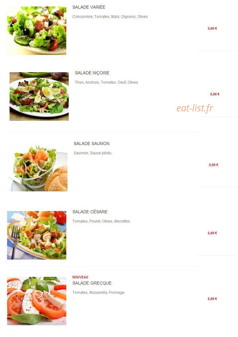 Gobigob's — carte page 10