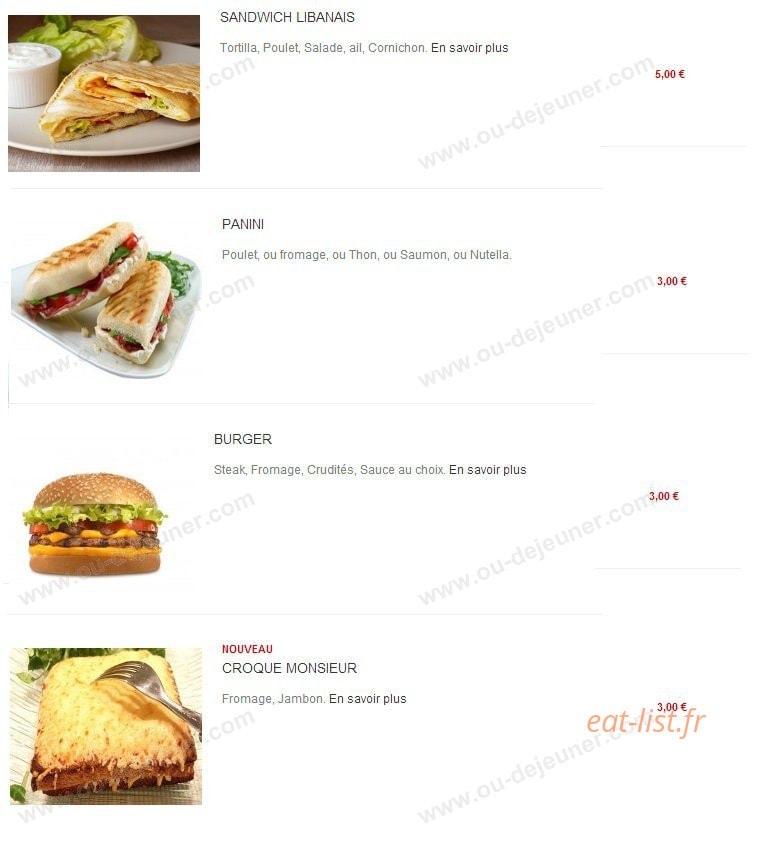 Gobigob's — carte page 12