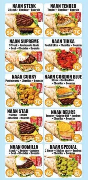 Golden Fried Chicken — carte page 2