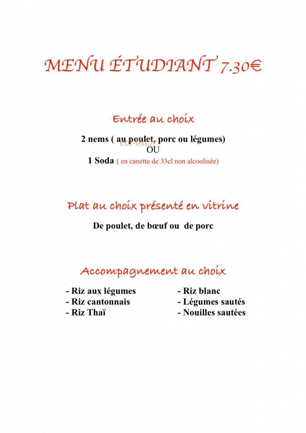 Gourmet gourmand — carte page 3