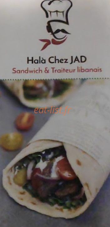 Hala Chez Jad — carte page 1