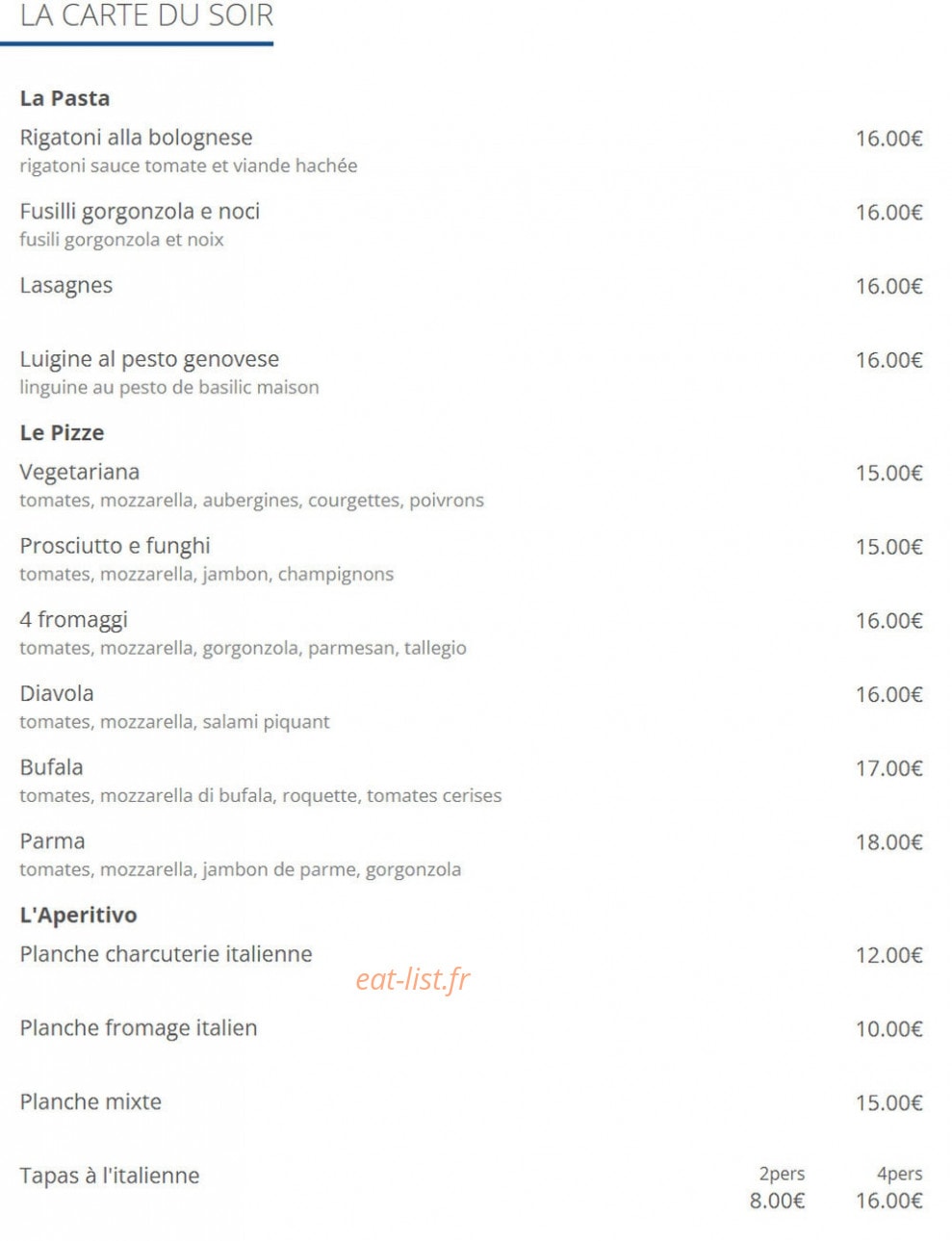 I Fratelli — carte page 1