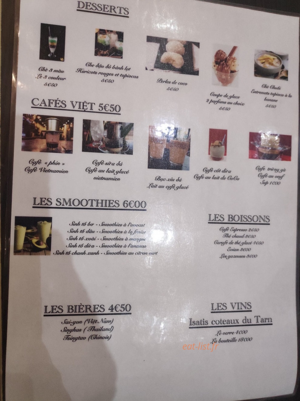 I love pho — carte page 2
