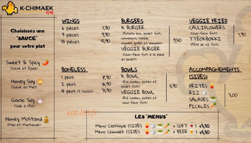 K Chimaek — carte page 1