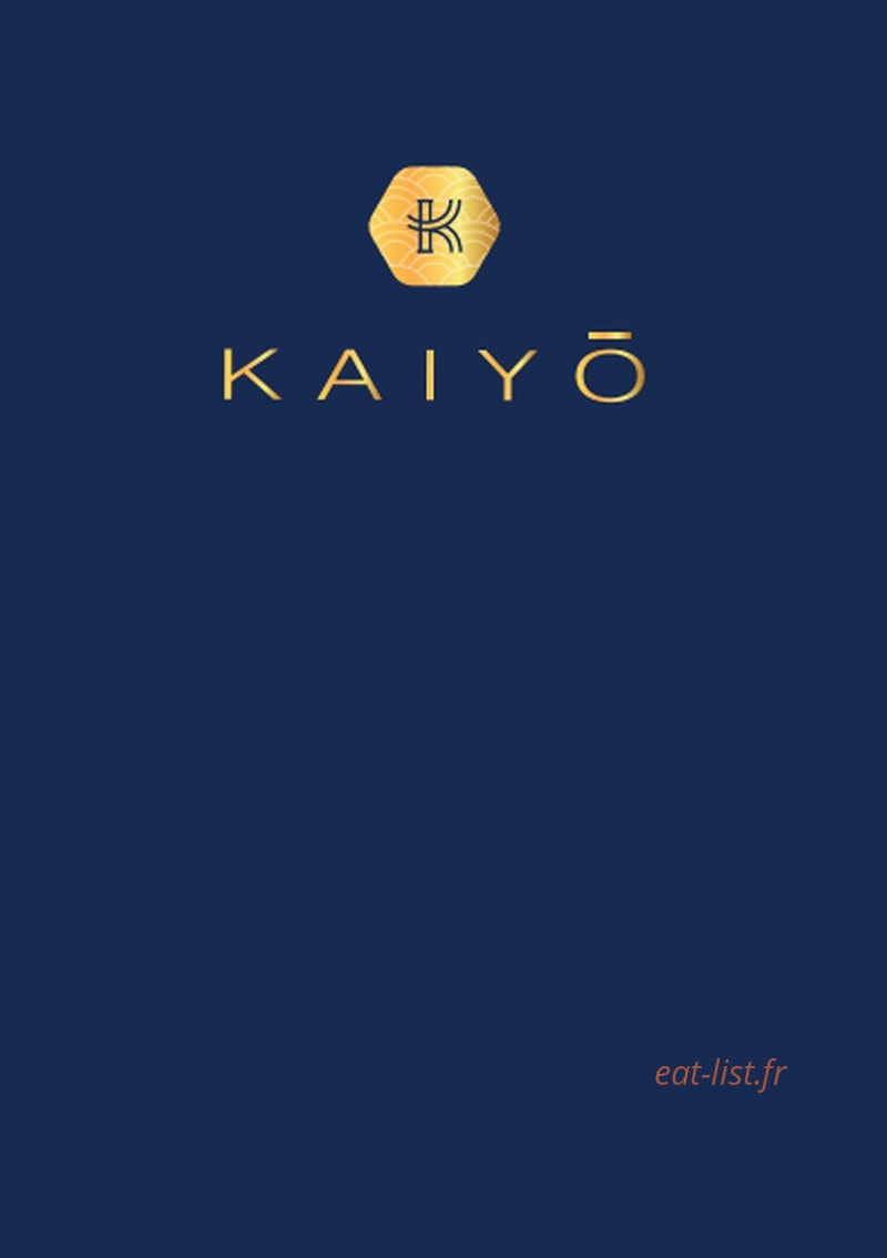 kaiyo — carte page 1