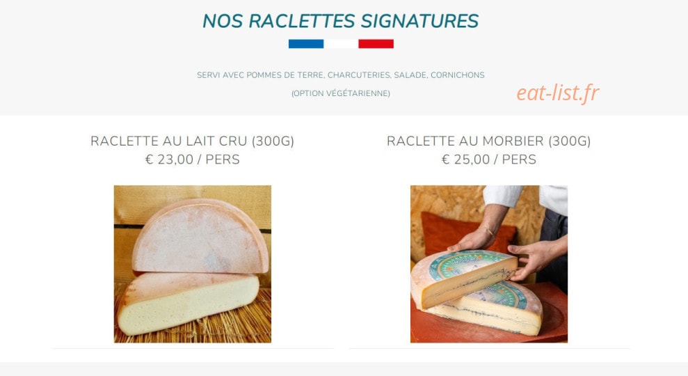 L'atelier saisonnier — carte page 2