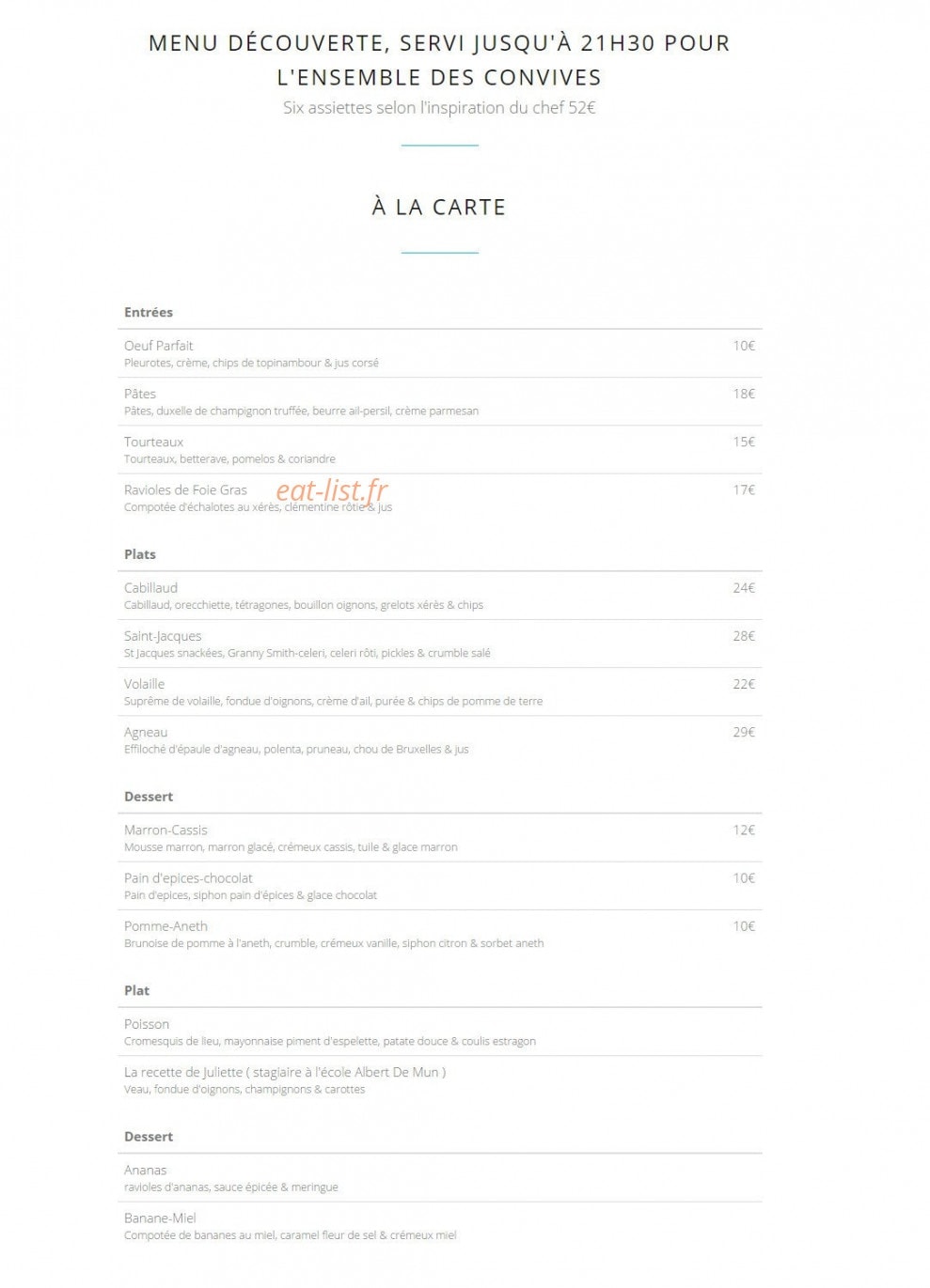 l'hommage — carte page 2