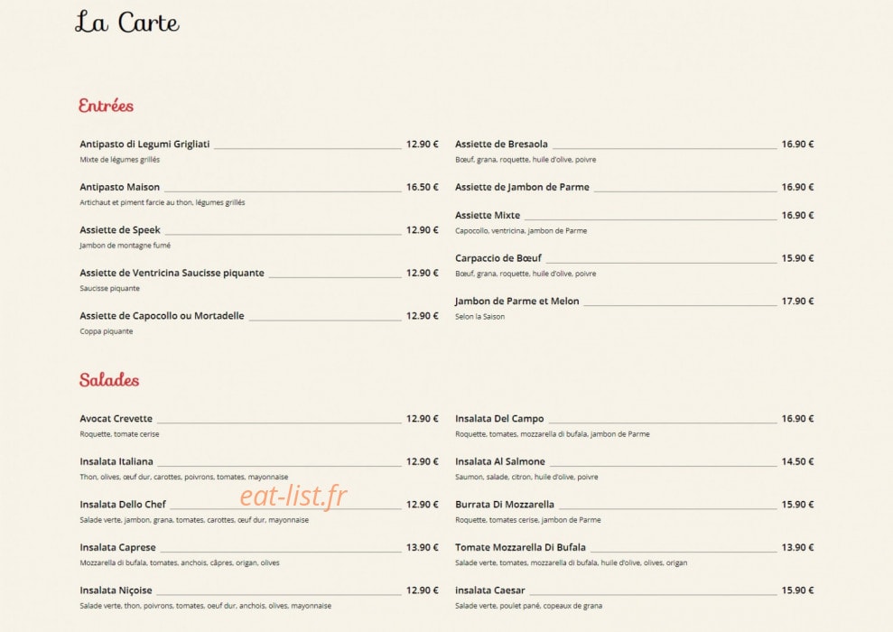 L'Oraziano — carte page 2