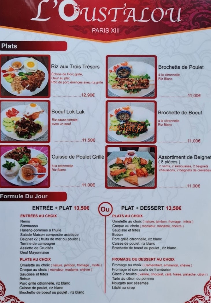 L'Oustalou — carte page 1