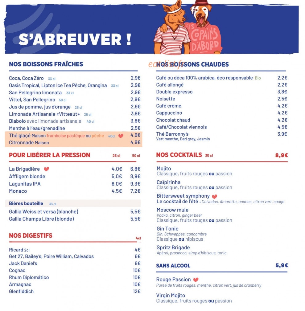La Brigade — carte page 3