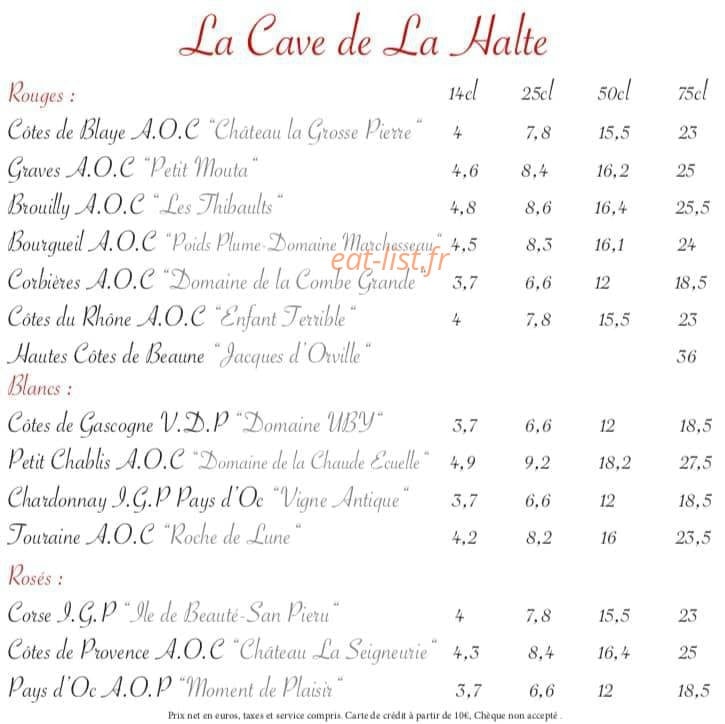 La Halte Des Taxis — carte page 5