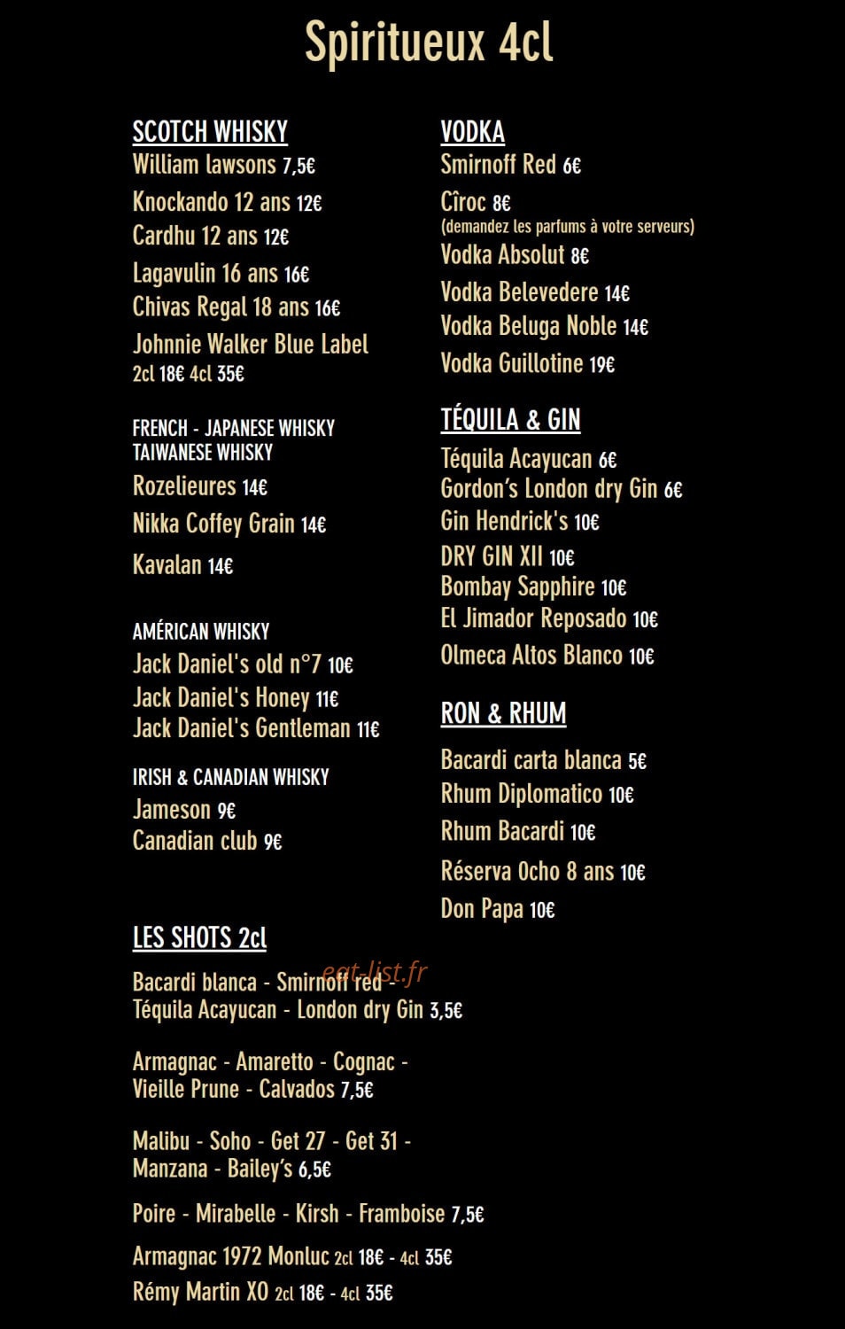 La Place — carte page 20