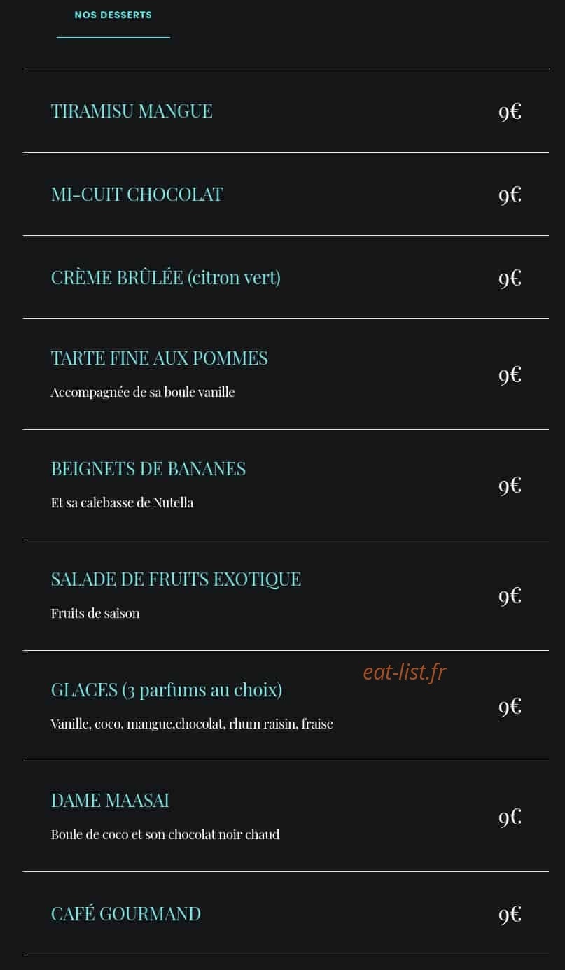 La Suite 34 — carte page 4