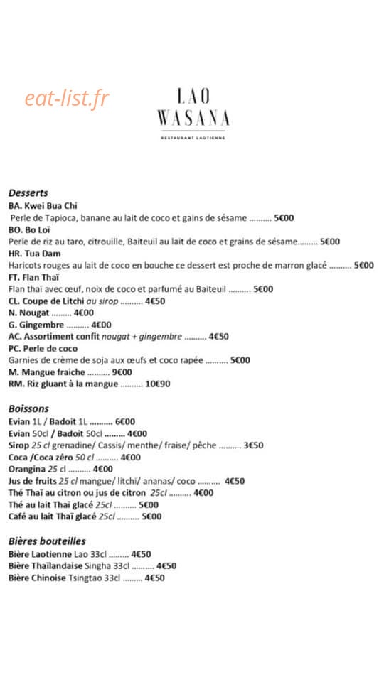 Lao Wasana — carte page 3