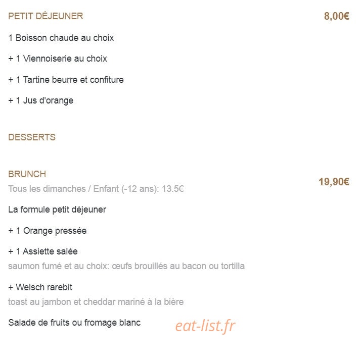 Le Baratin — carte page 6